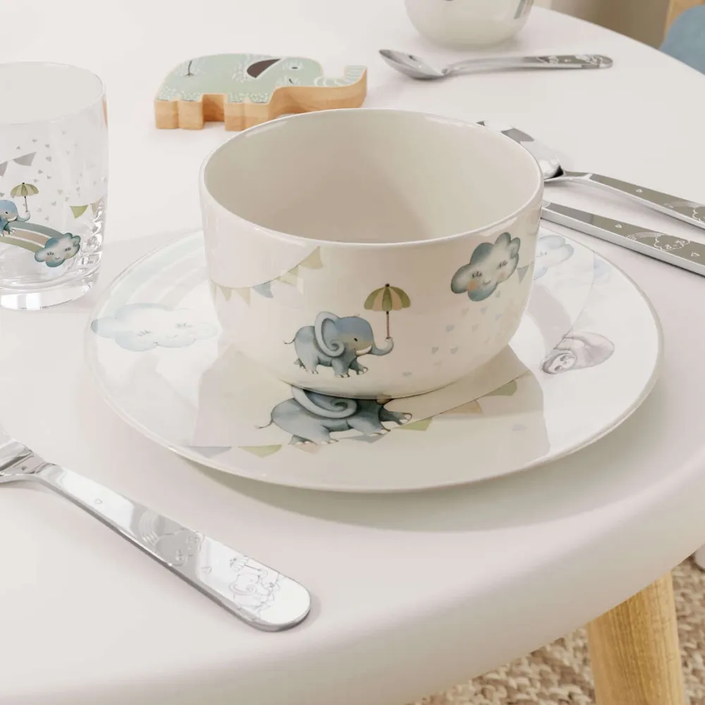 Villeroy & Boch Kom Walk like an Elephant Wit (6-delig) Hot