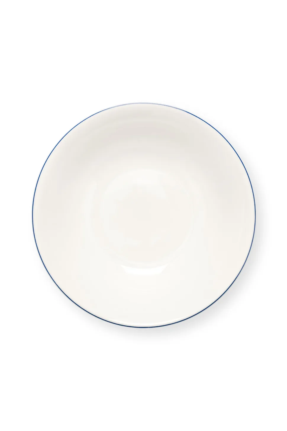 Kom vtwonen Bowl White-Blue Line 18 cm (Set van 6)