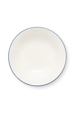 VT Wonen Kom vtwonen Bowl White-Blue Line 15 cm (Set van 6) Sale