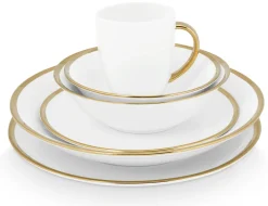 VT Wonen Kom vtwonen White Gold 18 cm (Set van 2) Outlet