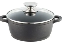 Berndes Kookpan Vario Click Zwart Met Glazen Deksel 20 cm Outlet