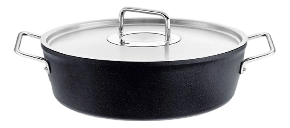 Kookpan Fissler Adamant Laag met RVS Deksel 28 cm