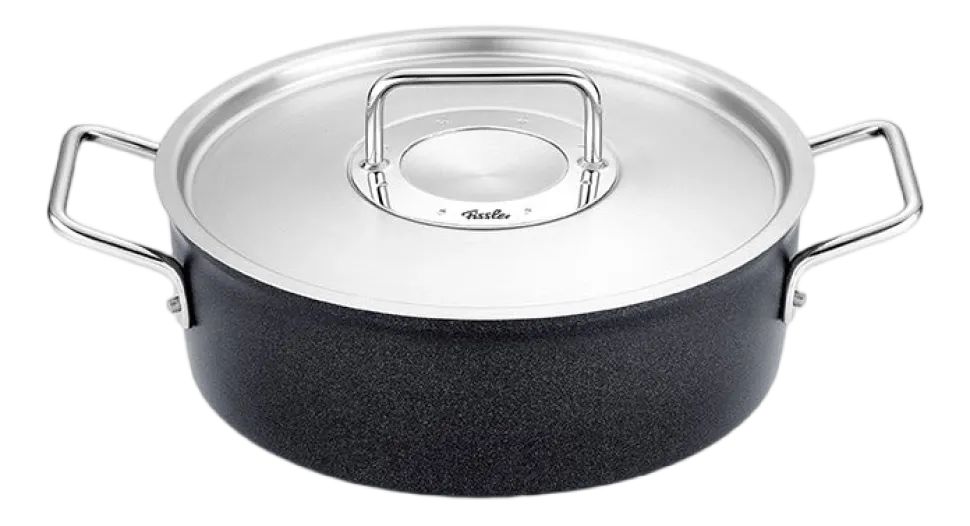 Kookpan Fissler Adamant Laag met RVS Deksel 28 cm