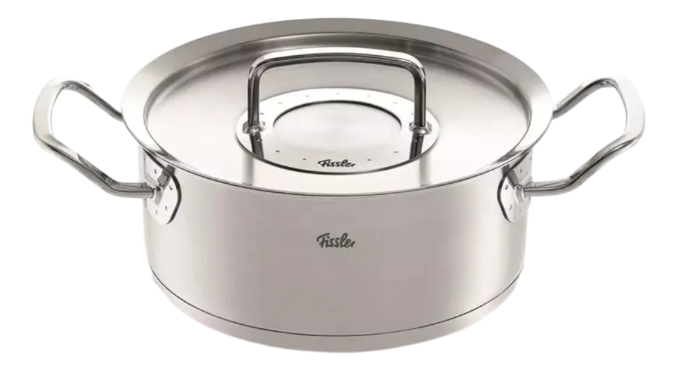 Kookpan Fissler Original Profi Collection Laag met RVS Deksel 20 cm