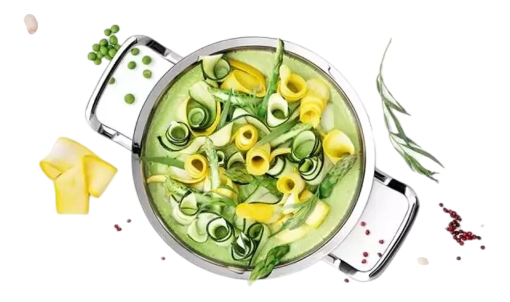 Fissler Kookpan Original Profi Collection Laag met RVS Deksel 16 cm