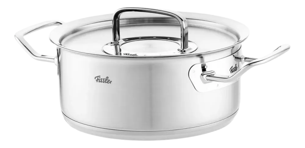 Fissler Kookpan Original Profi Collection Laag met RVS Deksel 24 cm Discount