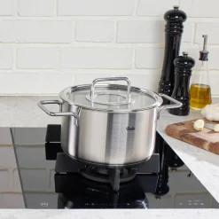 Fissler Kookpan Pure Collection Laag met Glasdeksel Outlet