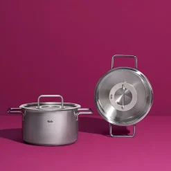 Kookpan Fissler Pure Collection Laag met Glasdeksel 20 cm