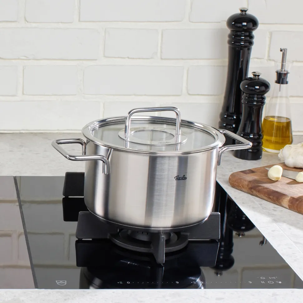 Kookpan Fissler Pure Collection Laag met Glasdeksel 20 cm