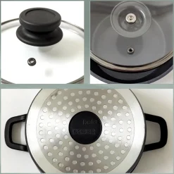 Kela Kookpan Atura Met Deksel Zwart 3,2 L Discount