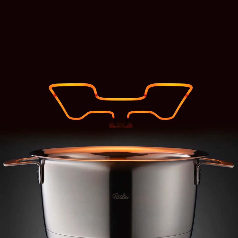 Kookpan Laag Fissler Phi Collection met Glasdeksel 24 cm