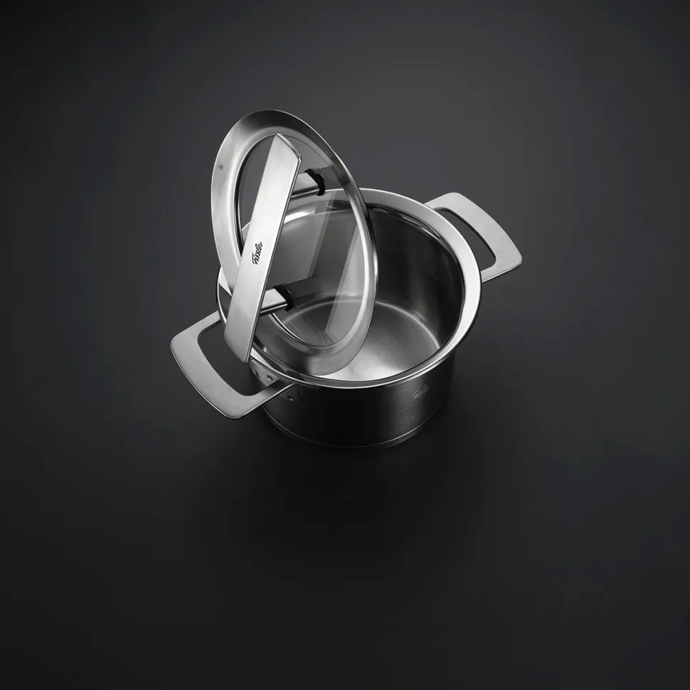 Kookpan Laag Fissler Phi Collection met Glasdeksel 24 cm