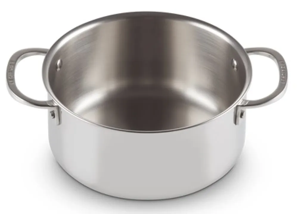 Le Creuset Kookpan Laag Inox Plus Outlet