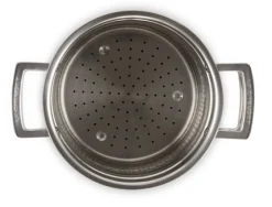Le Creuset Kookpan Magnetik Met Stoominzet Inox 20 cm Discount