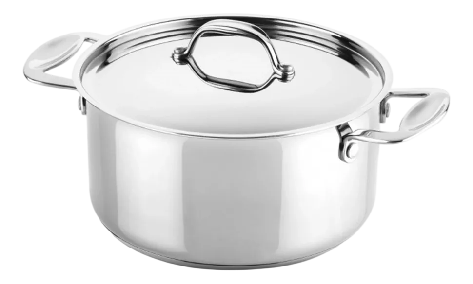 Kookpan Mepra Glamour Stone Zilver 22 cm