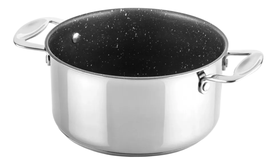 Kookpan Mepra Glamour Stone Zilver 22 cm