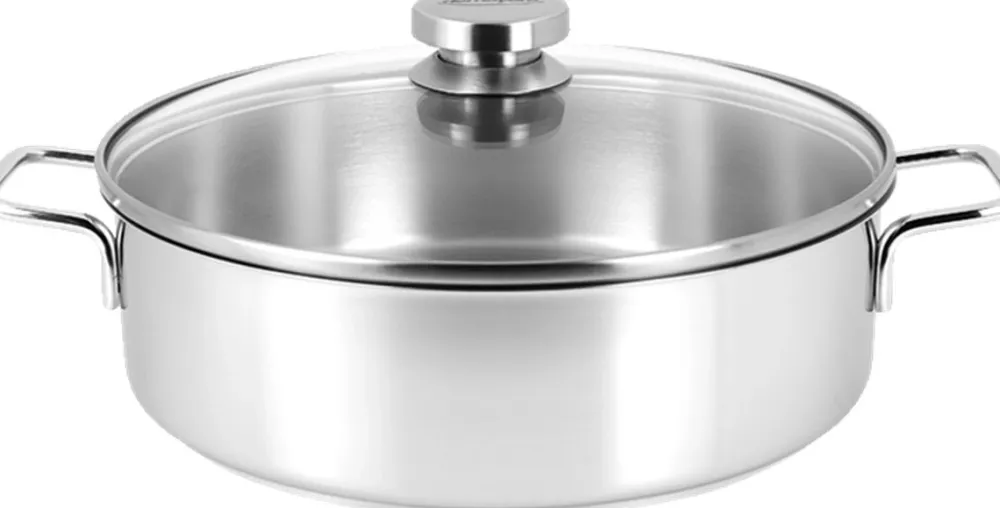 Demeyere Kookpan Met Glazen Deksel Apollo 7 24 cm Outlet