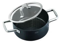 Kookpan Rösle ProNero Ebonic met Deksel 16 cm