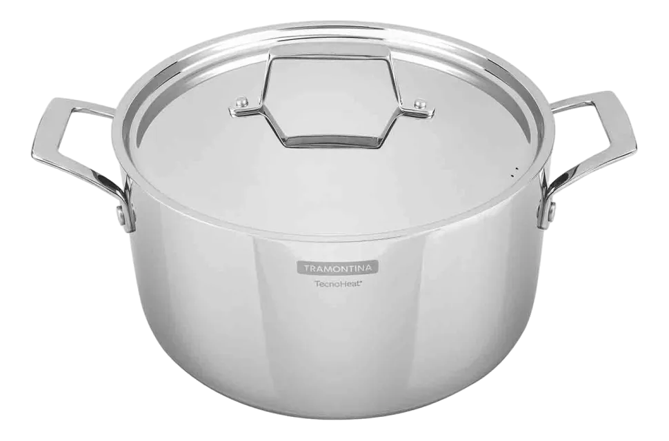 Kookpan Tramontina Grano 3-Laags Zilver 20 cm