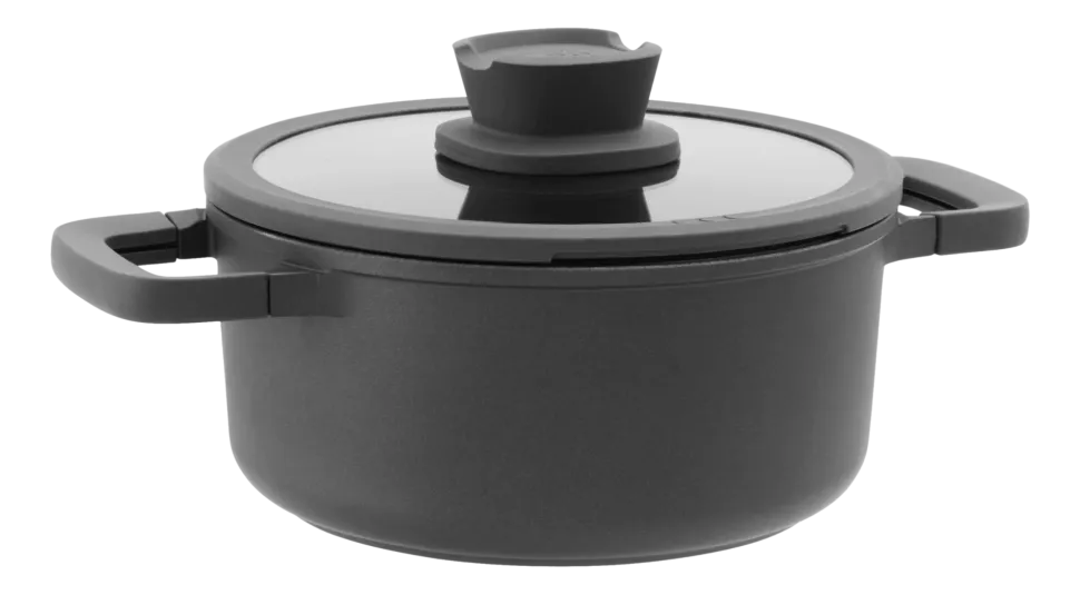 Kookpot Antikleef met Deksel BergHOFF Leo Line Stone + 20cm