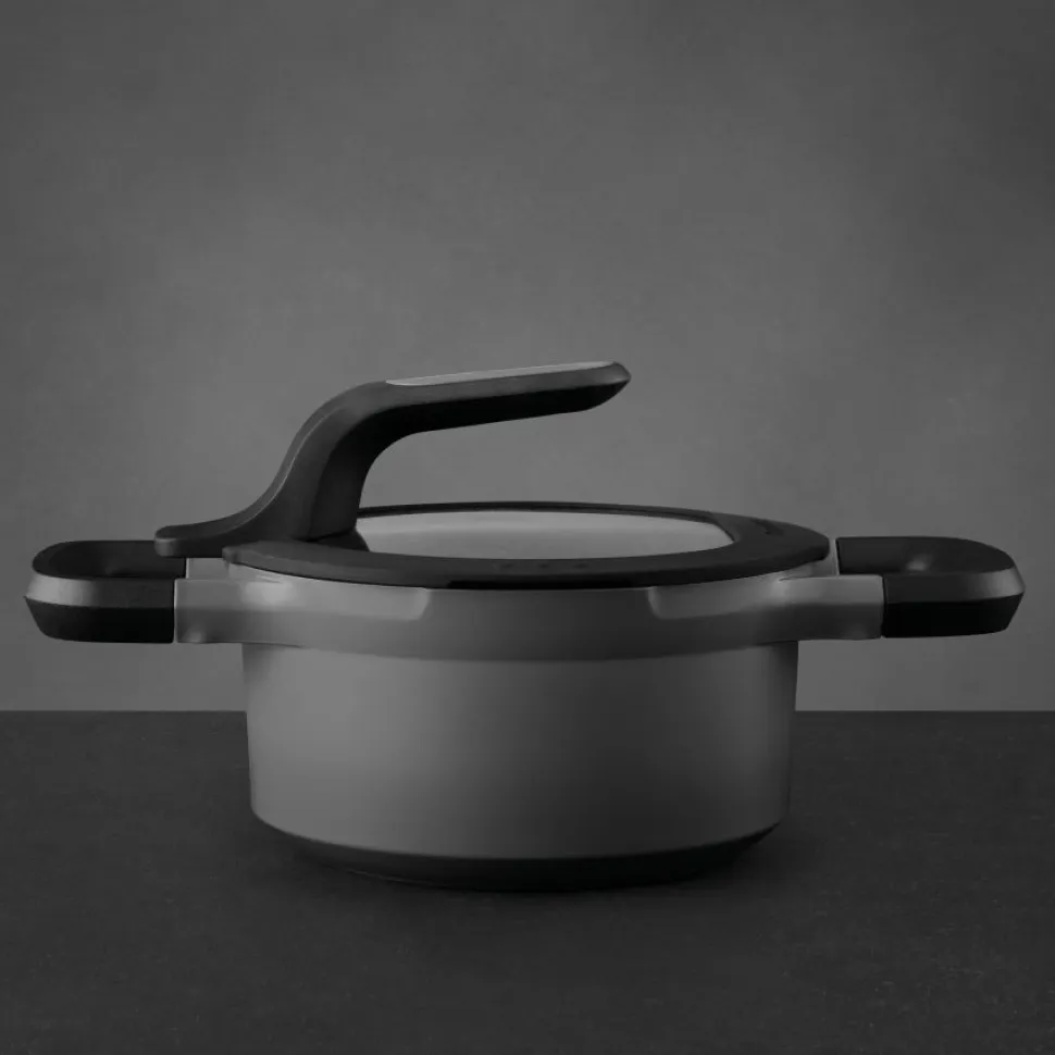 Kookpot BergHOFF Gem Line Grijs 16 cm