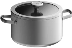 BergHOFF Kookpot Leo Recycled RVS met Deksel 24 cm Graphite Hot