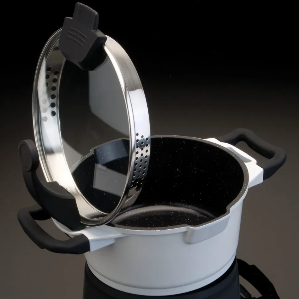 Kookpot met Deksel BergHOFF Essentials Virgo Wit 16 cm