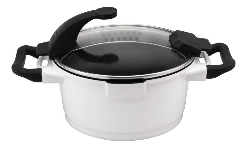 Kookpot met Deksel BergHOFF Essentials Virgo Wit 16 cm