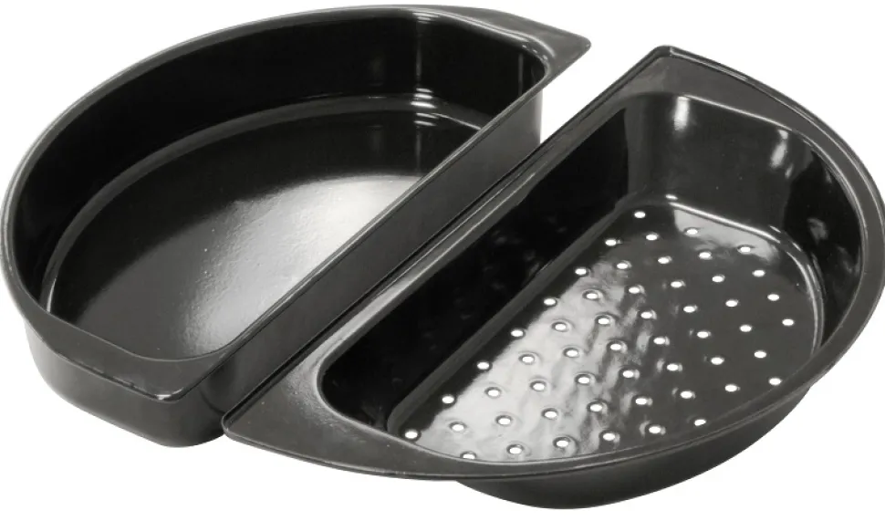 Kookset Outdoorchef Halve Maan Zwart (2-Delig)