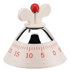 Kookwekker Alessi Kitchen Timer White