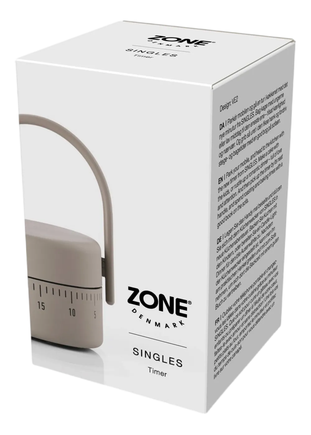 Zone Denmark Kookwekker Singles Taupe Discount
