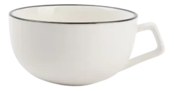 Salt & Pepper Kop en Schotel Studio Base White 220 ml (Set van 4)