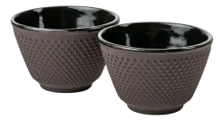 Kopjes Bredemeijer Xilin Gietijzer Aubergine 100 ml (Set van 2)
