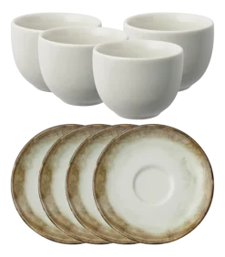 Kop & Schotel Arthur Krupp Porcelain Shade Earth (4-Delig)