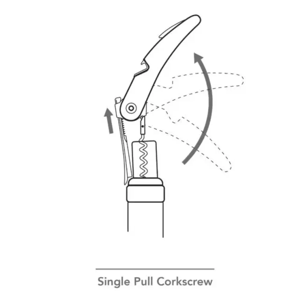Vacuvin Kurkentrekker Vacu Vin Single Pull Wit