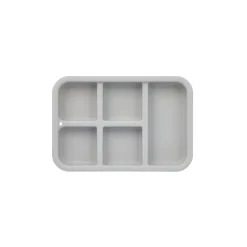 iDesign Lade organizer Eco Tray 5 Vaks Grijs (28,1 x 19,2 x 6,4 cm) Outlet