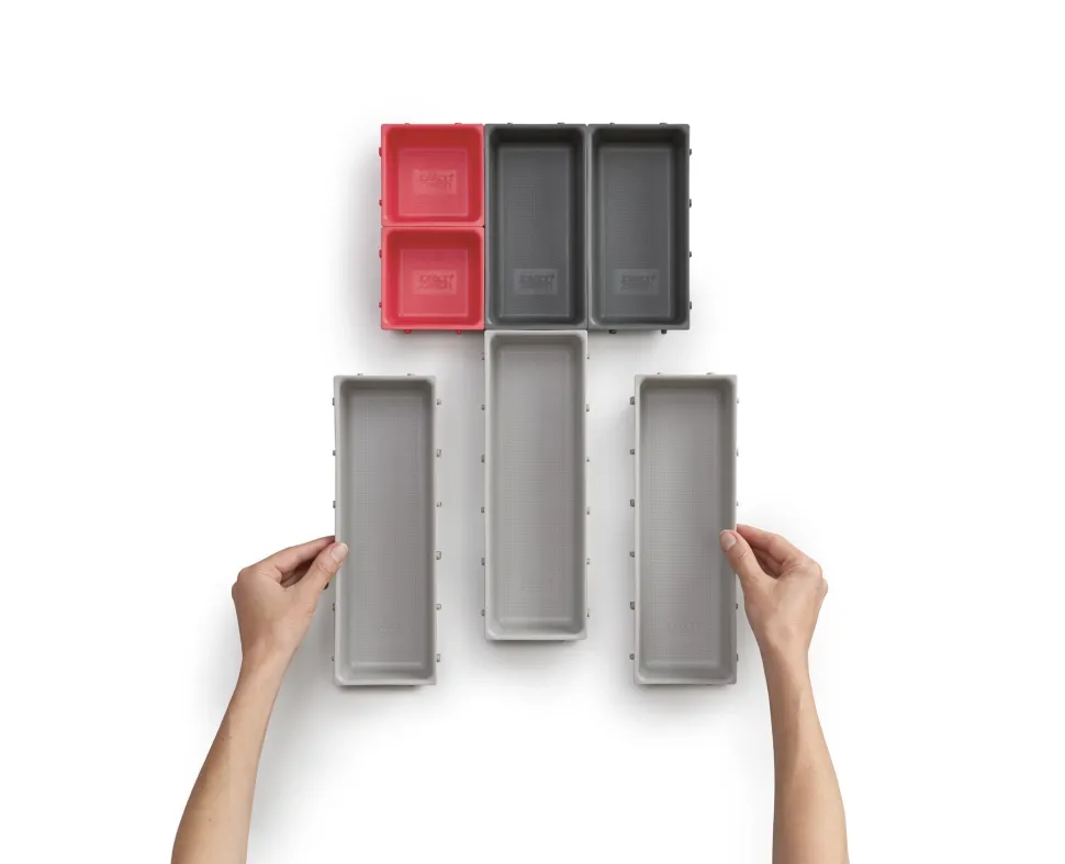Lade organizer Joseph Joseph Duo Drawer Organiser Set Grijs (7-delig)