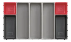 Lade organizer Joseph Joseph Duo Drawer Organiser Set Grijs (7-delig)