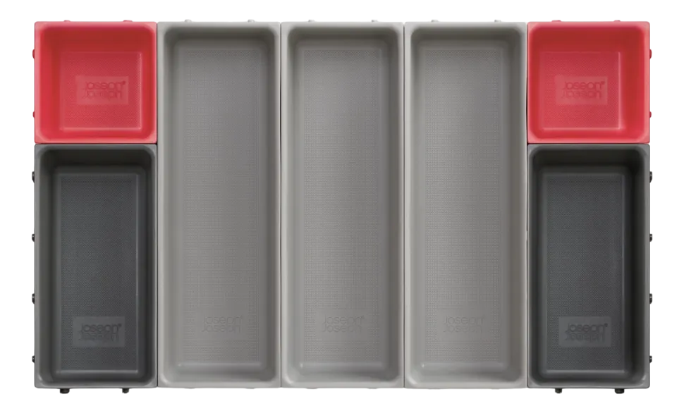 Lade organizer Joseph Joseph Duo Drawer Organiser Set Grijs (7-delig)
