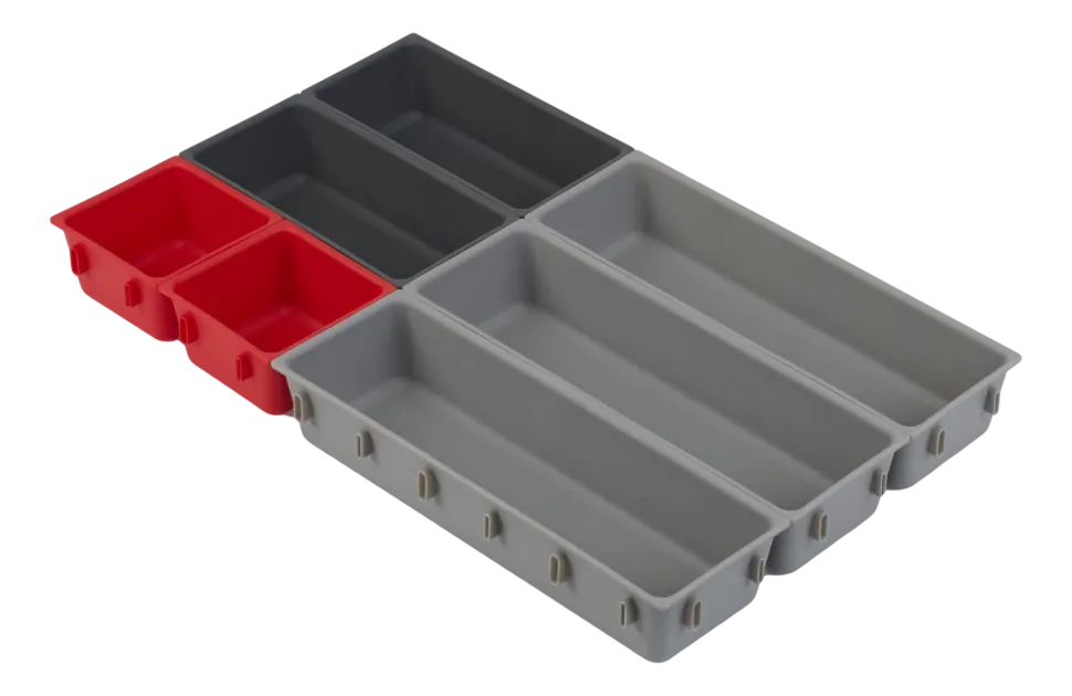 Lade organizer Joseph Joseph Duo Drawer Organiser Set Grijs (7-delig)
