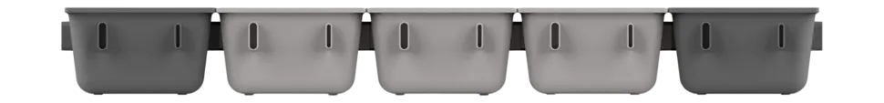 Lade organizer Joseph Joseph Duo Drawer Organiser Set Grijs (7-delig)