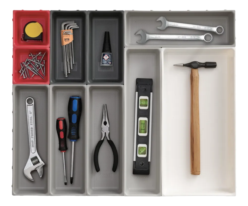 Joseph Joseph Lade organizer Duo Drawer Organiser Set Grijs (10-delig) Sale