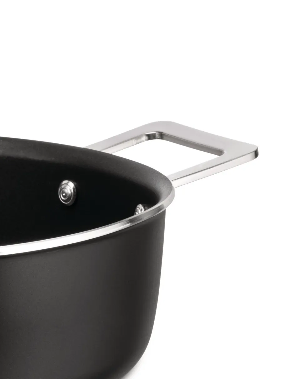 Lage Kookpan Alessi Pots&Pans Black 24 cm
