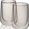 Latte Macchiato Glas Kela Fontana Transparant 250ml (Set van 2)