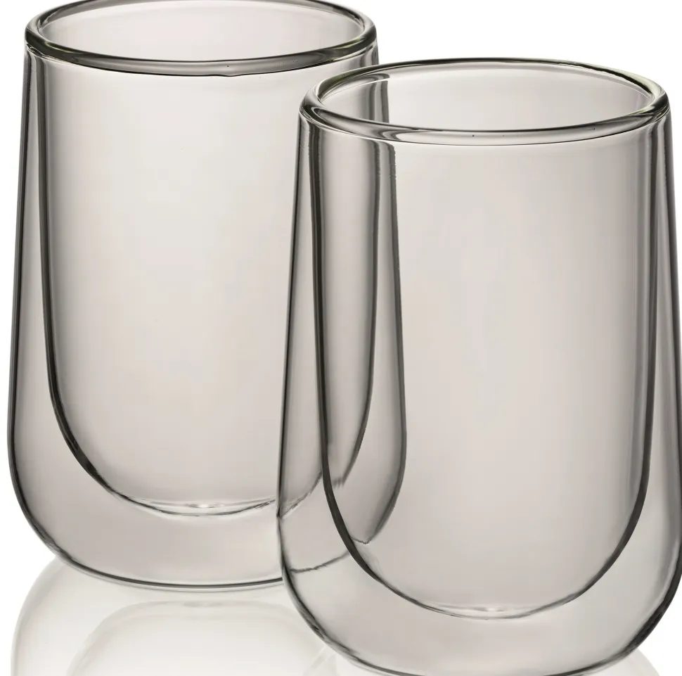 Latte Macchiato Glas Kela Fontana Transparant 250ml (Set van 2)