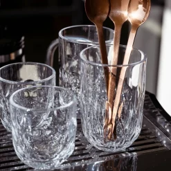 Leonardo Latte Macchiato Glas Gocce 3 390ml (Set van 2) Outlet