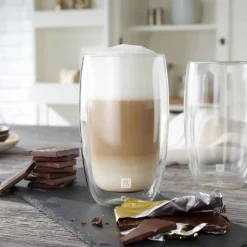 Latte Macchiatoglas Zwilling Sorrento Dubbelwandig 350ml (2-Delig)