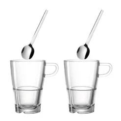 Latte Macchiato Set Leonardo Senso 305 ml (4-delig)
