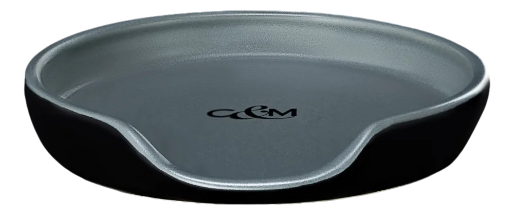 Cole and Mason Lepelhouder Cole & Mason Duxford Ceramic Spoon Rest Black/Grey Online