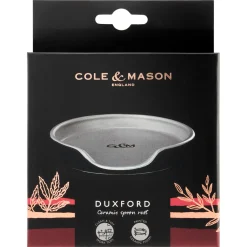Cole and Mason Lepelhouder Cole & Mason Duxford Ceramic Spoon Rest Black/Grey Online